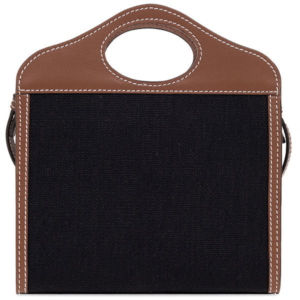 Burberry Leather Black Outlet Handbag